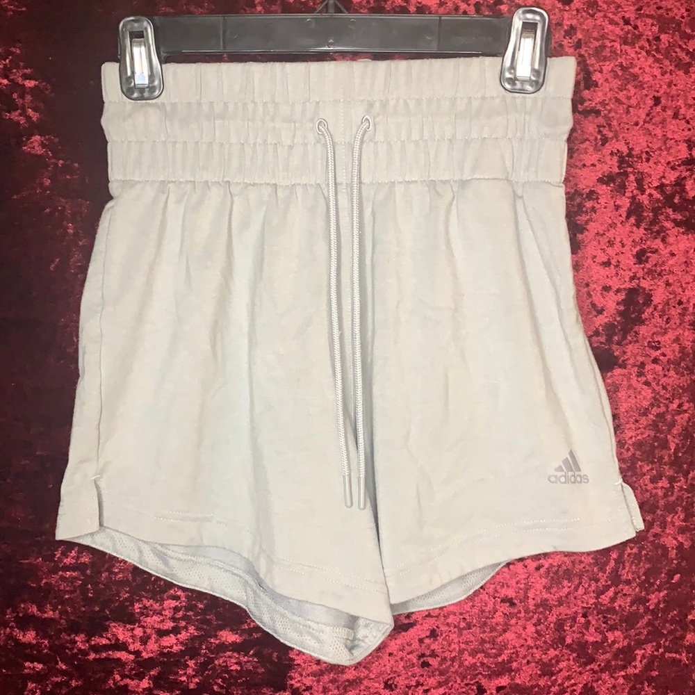 Adidas grey athletic shorts size XS